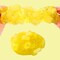 2 Pieces Jelly Cube Crunchy Slime Kit,Non Sticky,Super Soft Sludge Toy,Birthday Gifts for Kids,DIY Crystal Glue Boba Slime Party Favor for Girls & Boys(Blue,Yellow)